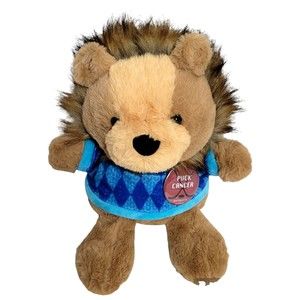 Animal Adventure Relay For Life "Puck Cancer" Lion Plush Stuffed Animal 14" 2021